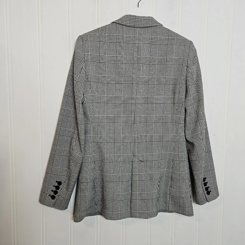 Zara Glen Plaid Blazer Jacket Women S Equestrian Preppy Academia Clean Girl Work